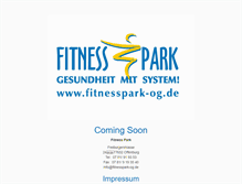 Tablet Screenshot of fitnesspark-og.de